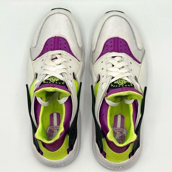 Nike Air Huarache Neon Magenta Lace Up Sneakers - Women’s US 8 / DH4439-101 - Picture 9 of 11